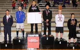 (Pin 3:07) 6A-7A 119 lbs 6A-7A Tournament Results 1st Place - Robert Lewis of Bentonville High 2nd Place - Jake Humphries of Rogers High 3rd Place - Conner Lusby of Conway High 4th Place - Bryan