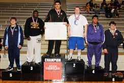 6A-7A 215 lbs 1st Place - Devin Bowers of Fayetteville High 2nd Place - Jesus Gomez of Rogers Heritage 3rd Place - Edwin Santos of Rogers High 4th Place - David Fulford of Conway High 5th Place -