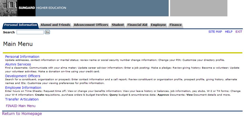 5. Navigate to Authorization Web Page From the MAIN MENU, select FINANCIAL AID. From the FINANCIAL AID MENU, select AUTHORIZATIONS.