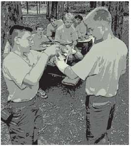 7.0.3.2 Group Instruction It is acceptable and sometimes desirable for merit badges to be taught in group settings. This often occurs at camp and merit badge midways or similar events.
