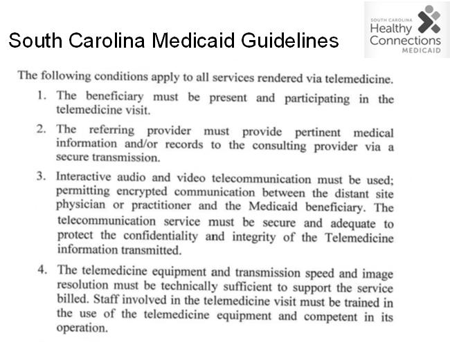 provider in a timely manner Telehealth provider must be licensed in the same state the patient is