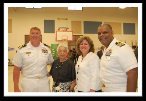 Marine aviator and three star genaral; original Montford Point Marines, an original Tuskegee Airman; and a host of friends and well wishers.