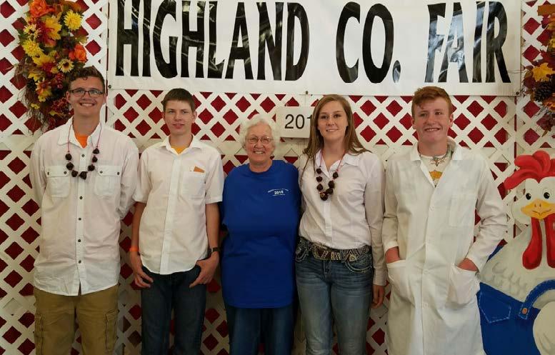 OHIO STATE UNIVERSITY EXTENSION Happenings NOVEMBER, 2016 Congratulations Highland County 4-H Poultry Judging Team Highland County 4-H is proud to announce that our 4-H Poultry Judging Team will be