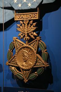 There are three different types of Medals of Honor today as seen directly below: the original simple star shape established in 1861 which the Navy, Marine Corps and Coast Guard have retained; a