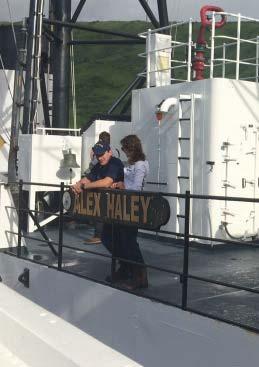DEPENDENTS CRUISE THROUGH CHINIAK BAY ON USCGC