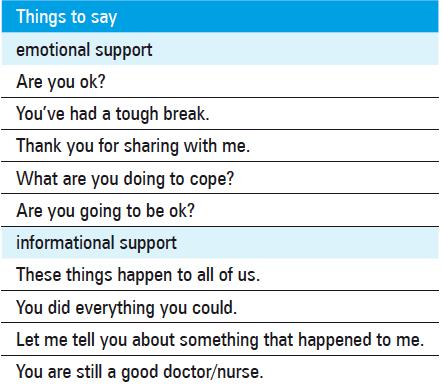 Things to say and not to say to colleagues