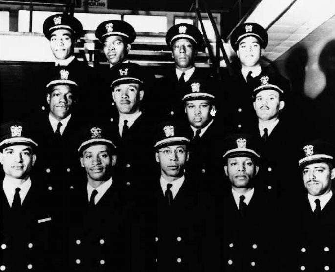 The Golden Thirteen They are (top row, left to right): Ensign John W. Reagan, USNR; Ensign Jesse W. Arbor, USNR; Ensign Dalton L. Baugh, USNR; Ensign Frank E. Sublett, USNR.