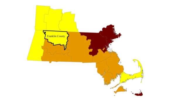 Map 4: Recent Population Change in Massachusetts and Su