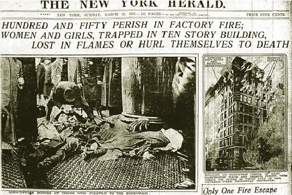 Triangle Shirtwaist Factory Fire, 3/25/1911 PBS American Experience released a documentary in 2011