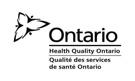 OHTAC Recommendation: Optimizing Chronic Disease Management in the Community