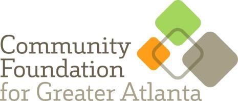 STRATEGIC RESTRUCTURING FUND INSTRUCTIONS FOR COMPLETING THE GRANT APPLICATION SUPPLEMENT The Community Foundation for Greater Atlanta s Strategic Restructuring Fund provides funds and/or management