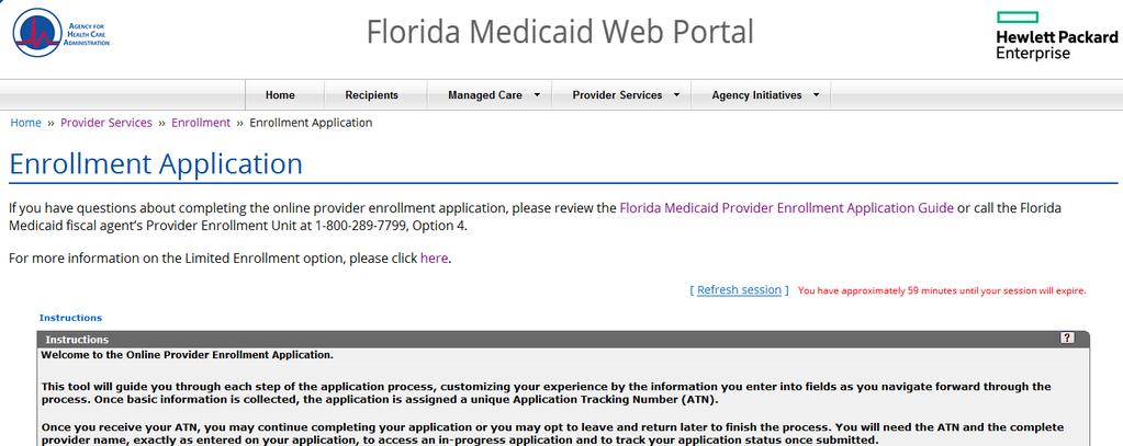 Remediating Records on the PML To submit either a Limited Enrollment or a Full Enrollment application to AHCA: Enroll online at: Provider Enrollment Wizard o Note: Full Enrollment is required if the