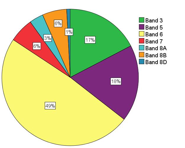 FIG 4. Grade Bands within Integrated Services teams (questionnaire data) FIG 5.