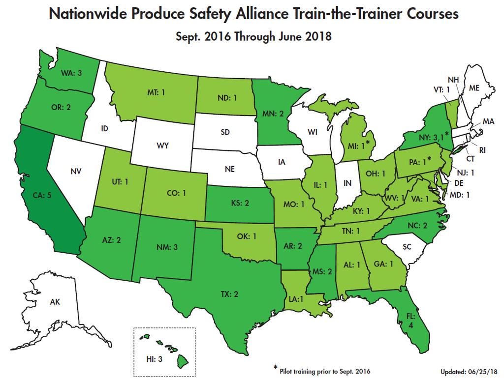Recent Data Domestic-Plus-International Totals 66 PSA Train-the-Trainer Courses 32 States hosted