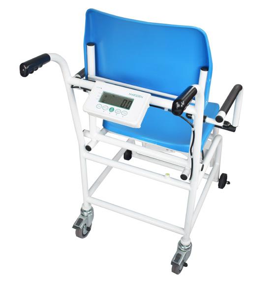 The spacious seat and large 300kg capacity is suitable for almost every patient.