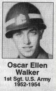 Walker was inducted into the U. S.