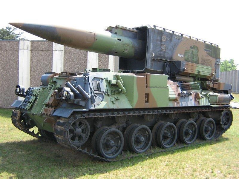 The AMX-30/Pluton displayed at Oberhoffen-sur- Moder (France).