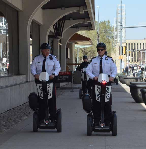 Police patrol on Segways The public will begin to notice some EPS members on Segway Police Patrollers this summer.
