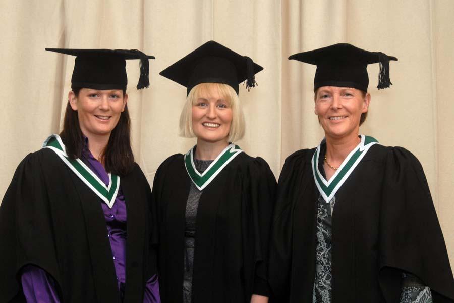 MCSE 2003 Certification Neal Higgins MSc in Software & Information Systems Mark Healy Maureen McGee, Marcella Moran, Mary Walsh, who were conferred with BA in Public Management Entertainment and