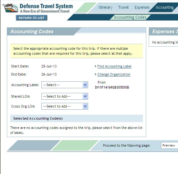 If the trip is funded by the unit, utilize the drop down boxes under the Accounting tab and utilize the Accounting Label drop down box.