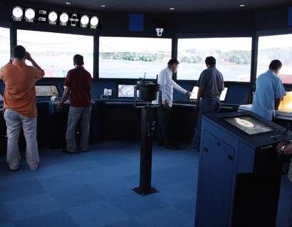 Our Facilities Simulator Complex Full Mission Bridge Simulator The Class A Full Mission Bridge Simulator (FMBS) is utilized for all navigation-related training.