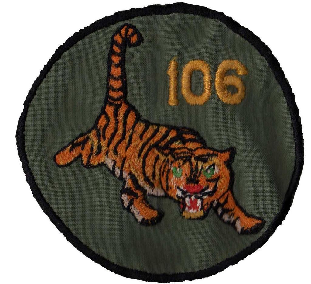 THE 106 TROOP EMBLEM (Active circa 1974 to 1981) The 106 troop, this troop was the anti-armour troop raised within XLH during a time when track mileage was a major concern for the M113 armoured