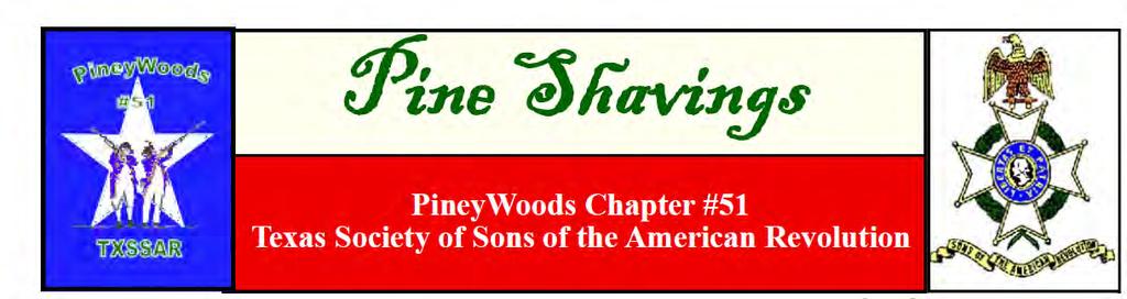 Dear PineyWoods Compatriots, President s Message I want to thank everyone wo came to our May meeting.