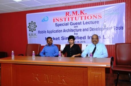 Special Guest Lecture by Market Simplified India Ltd Special Guest Lecture on "Mobile Application Architecture and Development Tools" has been arranged for Digital Enterprise CoE - 3rd