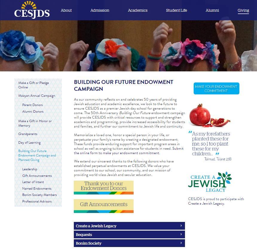 Websites Charles E Smith Jewish Day School, Rockville, MD Click