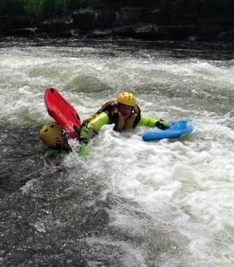 Swiftwater Rescue Training Golden Fire hosted three Dive Rescue International