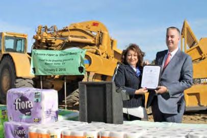 Economic Development Department Solaris Paper Breaks Ground on Western Regional Headquarters The City of Moreno Valley celebrated with Solaris Paper as they broke ground February 2 on its new 862,000