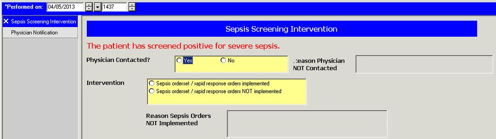 Sepsis Screening Tool (In Sections) References Author Affiliation: Amanda Venable is the Nurse Director for the SICU and BICU at University Medical Center in Lubbock, TX.