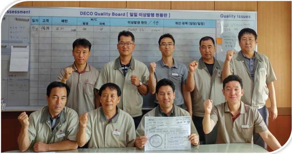 Reinforcing production capacity with Action Management Outstanding Team, Action Management Pilot: High-functional. Ulsan.