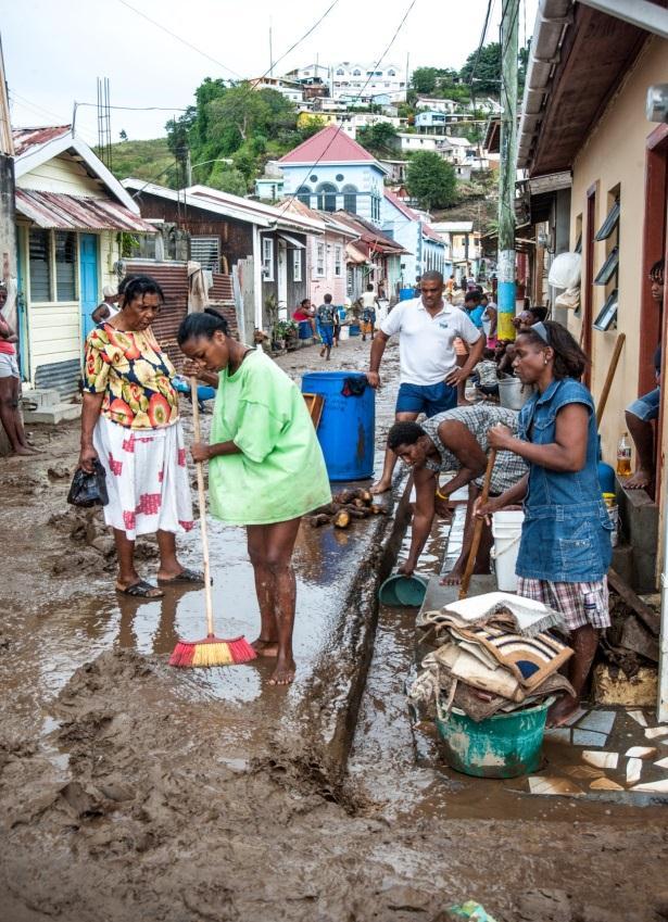 P a g e 2 No national emergency was declared on the island, however a report from the Caribbean Emergency Disaster Management Agency (CEDMA) stated that the National Emergency Management Office