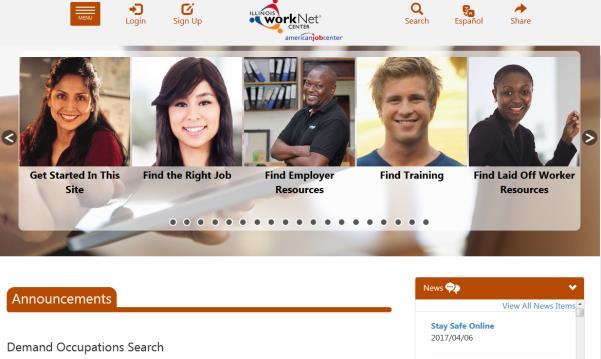 Illinois worknet Illinois worknet is an online workforce development portal that helps individuals plan and move forward in their job