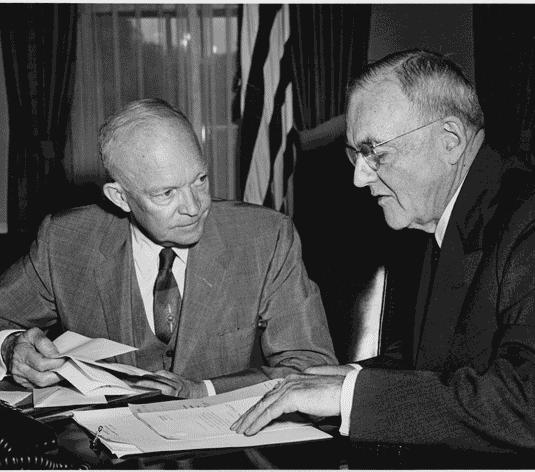Dulles and Brinksmanship Policy established by Secretary of State John Foster Dulles Policy included threat of using all U.S. military force, including nuclear weapons Both U.