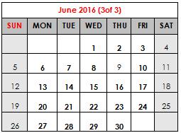 (Deadline in Red) June 28 Deadline/Last Day for departments to submit their final June 2016 Monthly Budget Adjustment to CAO Bret Uppendahl x6364 June 28 July 12 Board of Supervisors review and