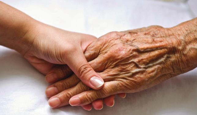 Holding Mom's Hand As life expectancy continues to