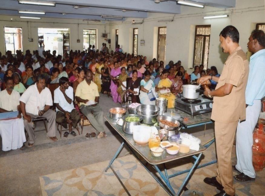 Training given to Noon Meal Employees by Chef Training given by TOTs to other employees 2.