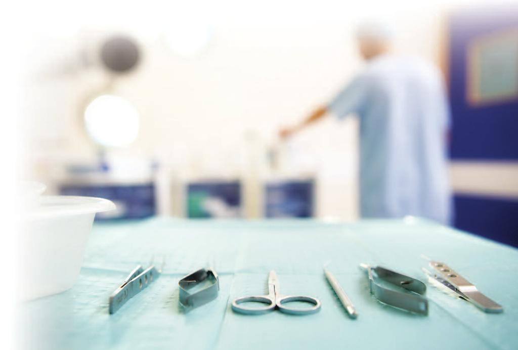 WORKING IN PARTNERSHIP WITH OPERATING THEATRES For over 40 years, Synergy Health has been delivering surgical solutions to operating theatres and other clinical users of sterile products.
