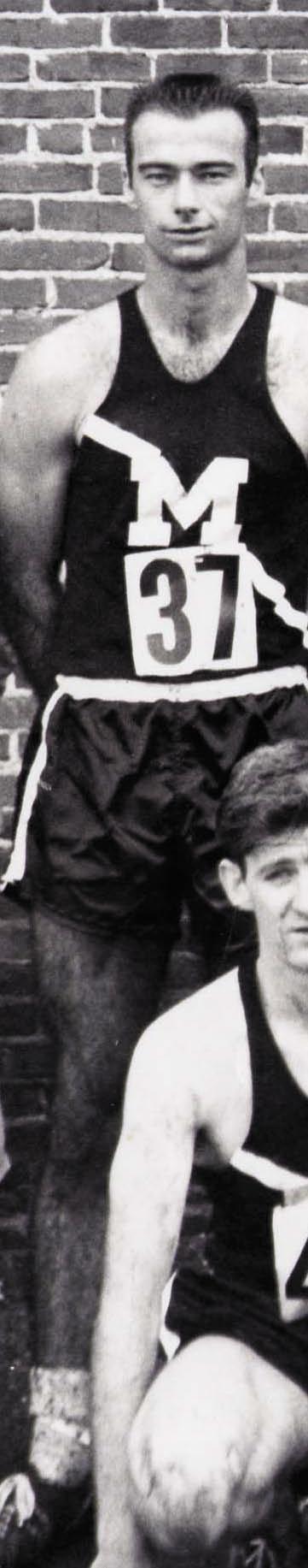 Coach Ken O Brien as an undergrad in the 1963 team photo.