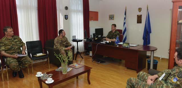Greek Colonel Kostarleos is currently serving as Unit Commander and he leads a staff of four Greek officers and a civilian employee that assist him in all the activities of COMMZ South.