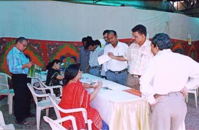 Participation Free distribution of medicines arranged by the Reliance  Camp