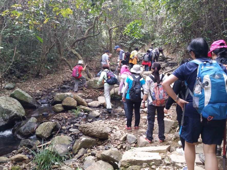 Hiking There were totally four hiking trip in 2016. All the trips were lead by professional hiking coach.