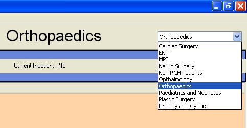 add, delete and undelete a patient (secured function).