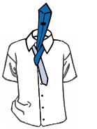 To tie the Windsor Tie Knot, select a tie of your choice and stand in front of a mirror.
