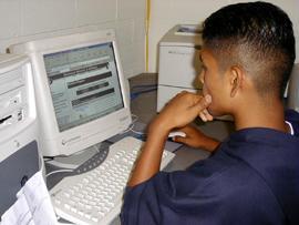 Instruction may focus on traditional basic computer skills training such as instruction in competencies