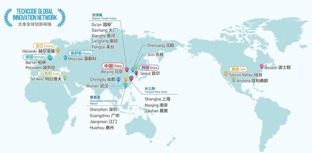 Global Startup Nation: For companies entering Chinese Market 1 个创新生态系统, 全球 6 个国家,22