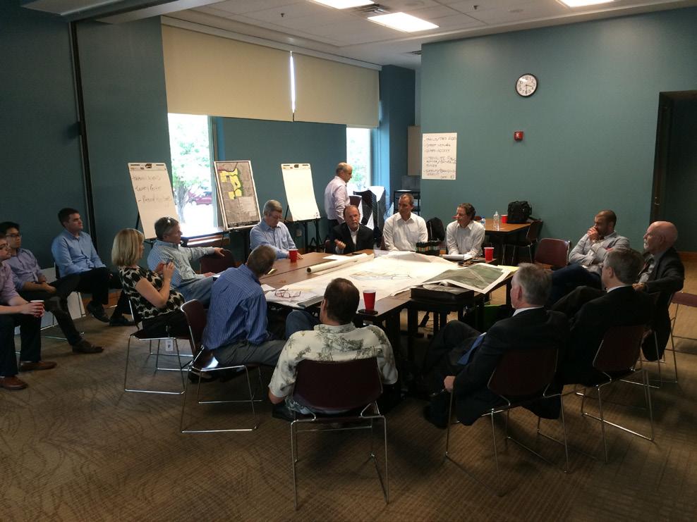 Regional Commercial Focus Area Charrette (June 12, 2014) This charrette centered on developing concepts related to high-quality regional commercial developments both in the Northwest Sector and