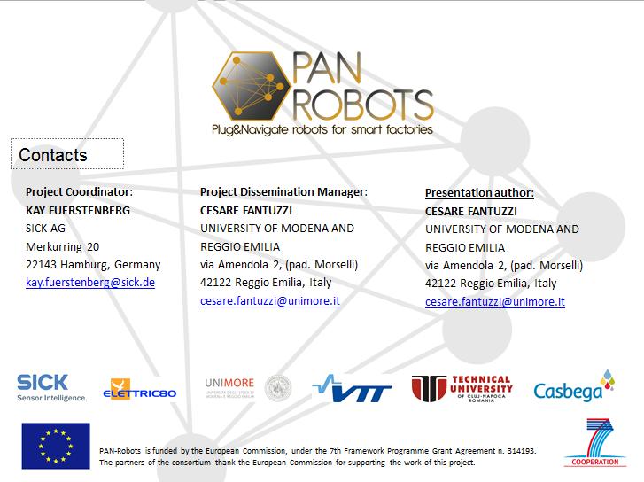 FP7-2012-NMP-ICT-FoF Dissemination level: Public PAN-Robots Deliverable D2.